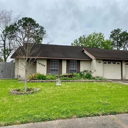 Rent this 3 bed house on 10358 Sagetrail Drive in Harris County, TX 77089