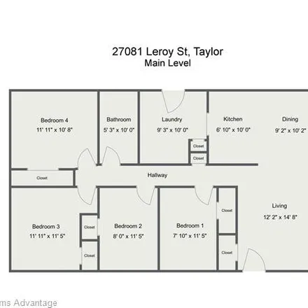 Image 2 - 27081 Leroy Street, Taylor, MI 48180, USA - House for sale