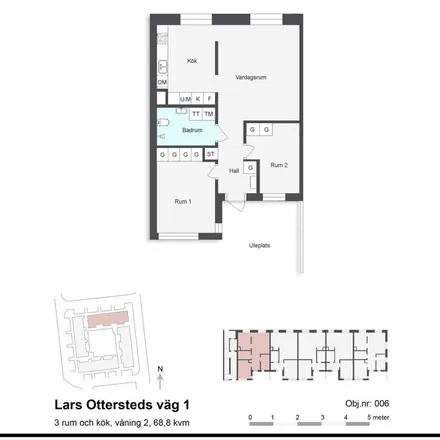 Rent this 3 bed apartment on Lars Otterstedts väg in 241 33 Eslöv, Sweden