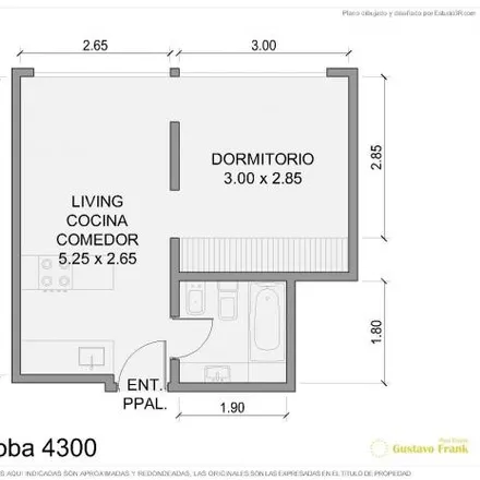 Buy this 1 bed apartment on Velo Santo in Avenida Córdoba, Villa Crespo