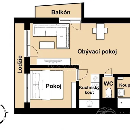 Rent this 2 bed apartment on Lublinská in 171 00 Prague, Czechia