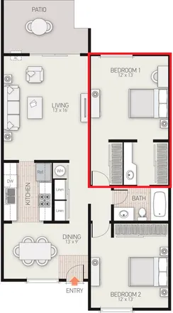 Rent this 1 bed apartment on 3901 Parkview Lane in Irvine, CA 92612