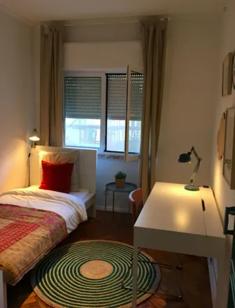 Rent this 4 bed room on Rua Frei Bartolomeu dos Mártires in 1300-166 Lisbon, Portugal