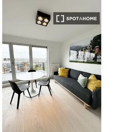 Rent this 1 bed apartment on Rue de Belle Vue - Bellevuestraat 9 in 1050 Brussels, Belgium