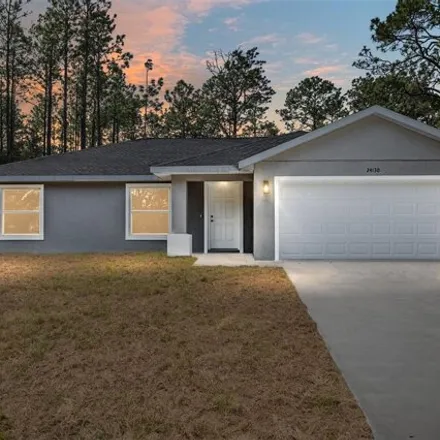 Rent this 3 bed house on 23320 Shamrock Avenue in Marion County, FL 34431