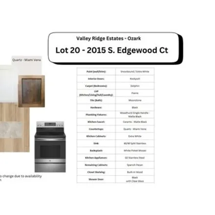 Image 3 - 2015 S Edgewood Ct Lot 20, Ozark, Missouri, 65721 - House for sale