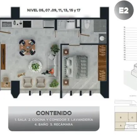 Buy this 1 bed apartment on Avenida México in Vallarta Norte, 44670 Guadalajara