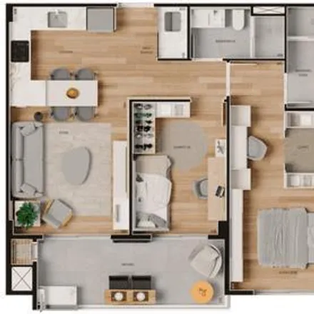 Buy this 4 bed apartment on Marginal BR-277 315 in Mossunguê, Curitiba - PR
