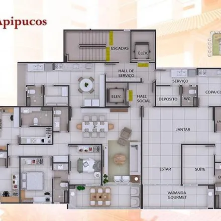 Buy this 4 bed apartment on Rua Jader de Andrade in Casa Forte, Recife - PE