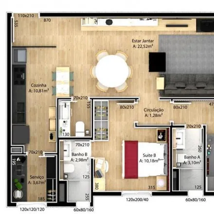 Buy this 2 bed apartment on Rua Waldemar Lourenço in Hidráulica, Lajeado - RS
