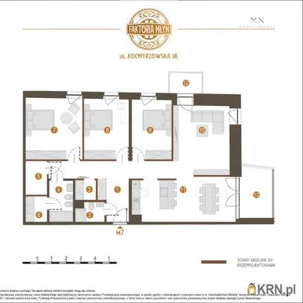 Buy this 4 bed apartment on Jarzębiny in Kocmyrzowska, 31-726 Krakow