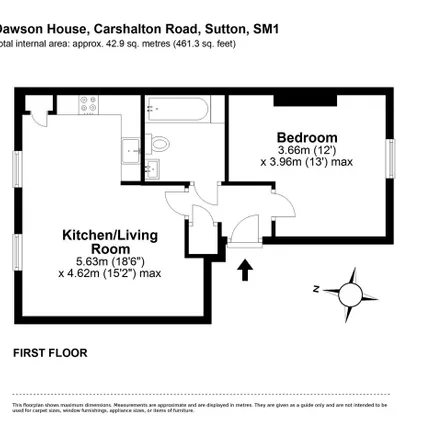 Image 6 - 128-130 Carshalton Road, London, SM1 4RL, United Kingdom - Apartment for rent