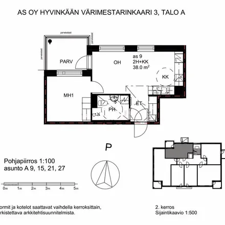 Image 3 - Värimestarinkaari, 05800 Hyvinkää, Finland - Apartment for rent