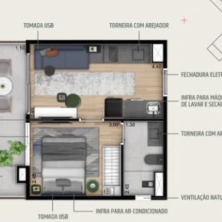 Buy this 1 bed apartment on Avenida Brigadeiro Faria Lima 490 in Pinheiros, São Paulo - SP