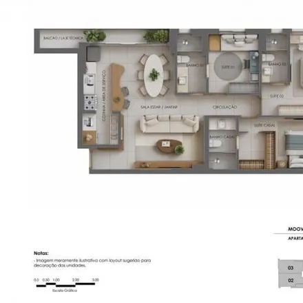 Buy this 3 bed apartment on Rua T-37 in Setor Marista, Goiânia - GO
