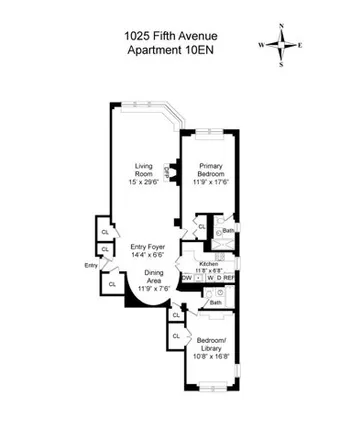 Image 3 - 1025 Fifth Ave Unit 10en, New York, 10028 - Apartment for sale