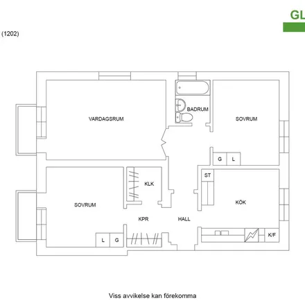 Rent this 3 bed apartment on Österled in 732 45 Arboga, Sweden