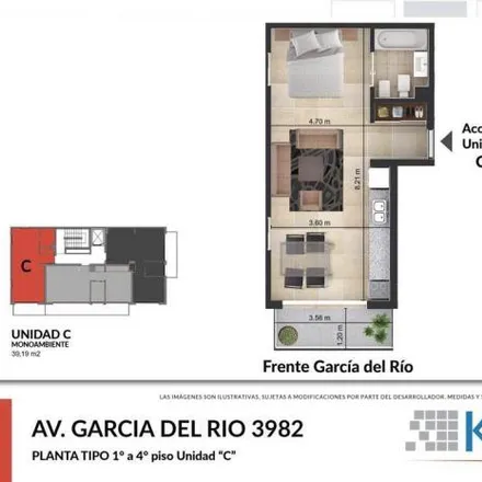 Buy this studio apartment on García del Río 3992 in Saavedra, Buenos Aires