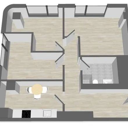 Rent this 3 bed apartment on WestendGate in Hamburger Allee, 60486 Frankfurt