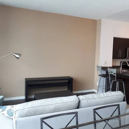 Rent this 1 bed condo on Trinity Niagara in Toronto, ON M5V 4A2
