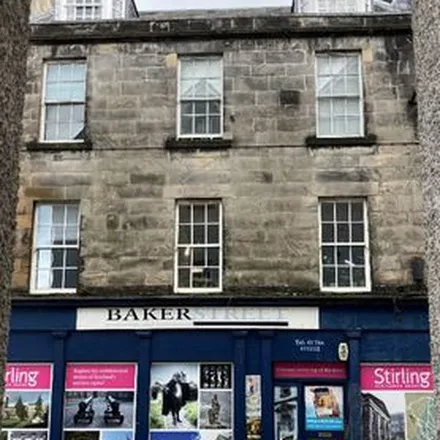 Rent this 1 bed apartment on Baker Street in Stirling, FK8 1DB