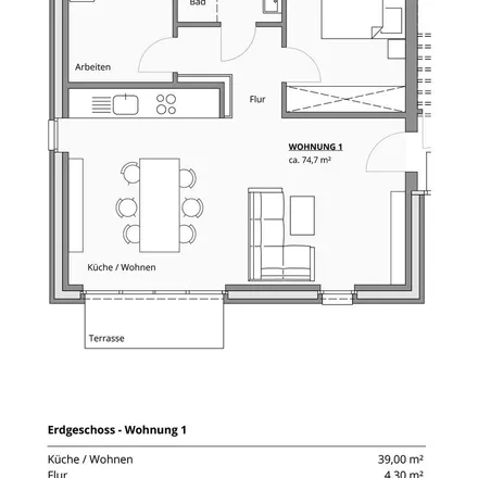 Image 3 - Erlenstraße 22, 59348 Lüdinghausen, Germany - Apartment for rent