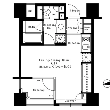 Image 2 - unnamed road, Suidocho, Shinjuku, 162-0811, Japan - Apartment for rent