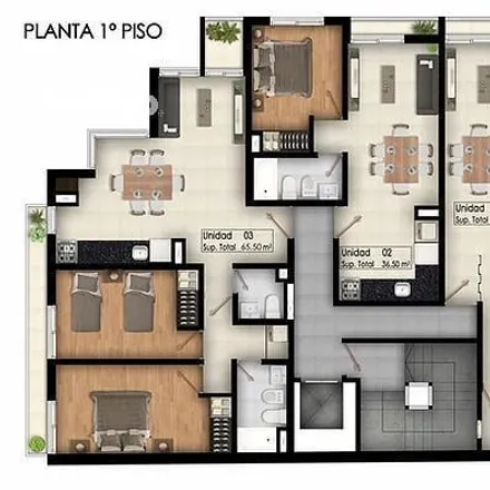 Buy this 2 bed apartment on Esmeralda 2190 in República de la Sexta, Rosario