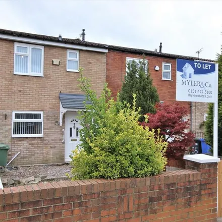 Rent this 3 bed townhouse on Foxcote in Widnes, WA8 4YJ