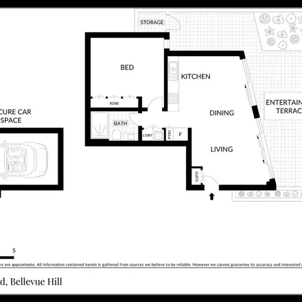 Rent this 1 bed apartment on Birriga Rd Before O'Sullivan Rd in Birriga Road, Bellevue Hill NSW 2023