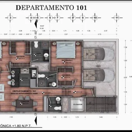 Buy this 2 bed apartment on Avenida Magdalena in Benito Juárez, 03103 Santa Fe