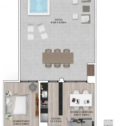 Buy this 1 bed apartment on Coronel Juan Pascual Pringles 199 in General Paz, Cordoba