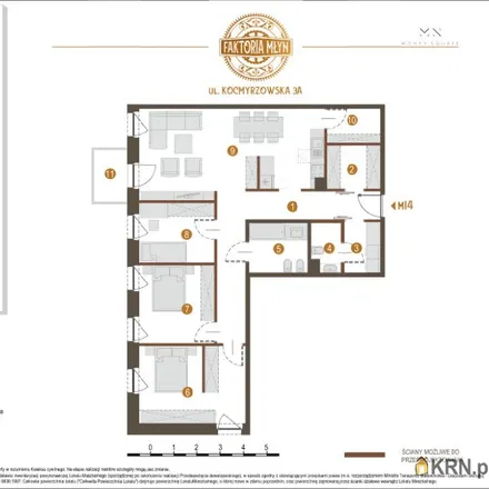 Buy this 4 bed apartment on Jarzębiny in Kocmyrzowska, 31-726 Krakow