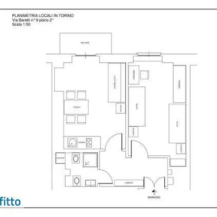 Image 7 - Tabaccheria "Fumo e affini", Via Giuseppe Baretti 9, 10125 Turin TO, Italy - Apartment for rent