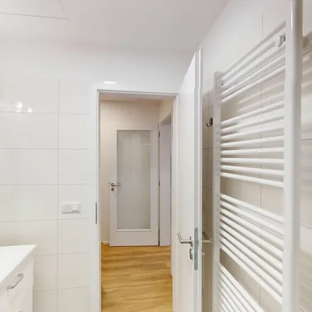 Rent this 1 bed apartment on Vysočanská in 190 00 Prague, Czechia