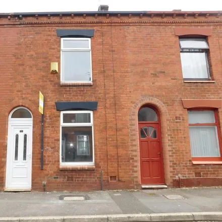 Rent this 2 bed townhouse on Saxon Street in Lees, OL4 3ED