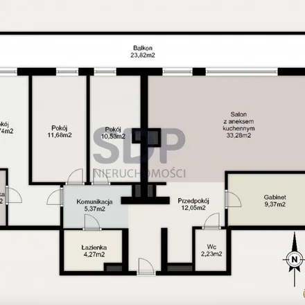 Buy this 5 bed apartment on wybrzeże Józefa Conrada-Korzeniowskiego 17 in 50-226 Wrocław, Poland