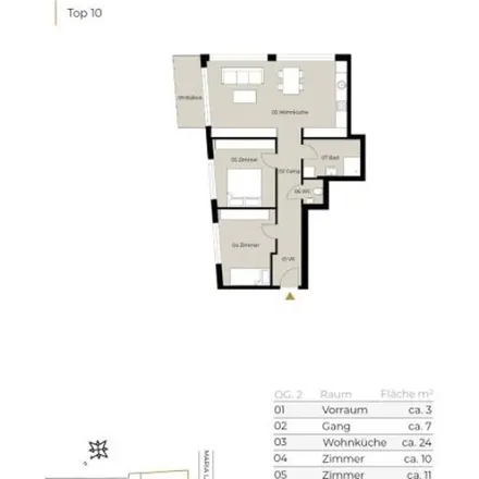 Rent this 3 bed apartment on Neudeckerhof in Hackhofergasse 1, 1190 Vienna