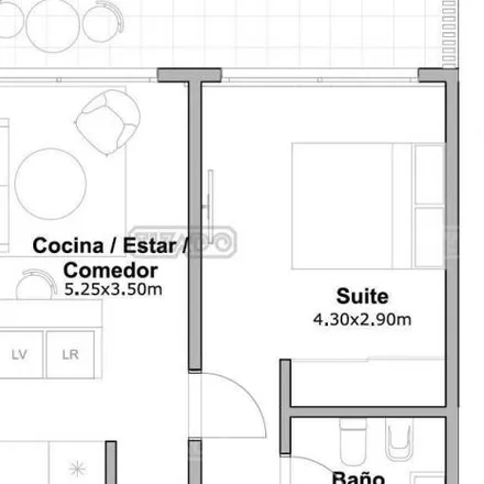 Buy this 1 bed apartment on Automilenio in Avenida Maipú 1234, Vicente López