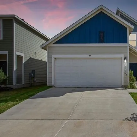 Rent this 3 bed house on 12116 Cimaizon Drive in Travis County, TX 78725
