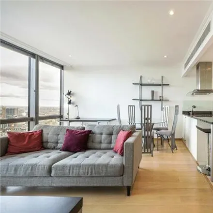 Rent this 1 bed apartment on 1 West India Quay in 26 Hertsmere Road, Canary Wharf
