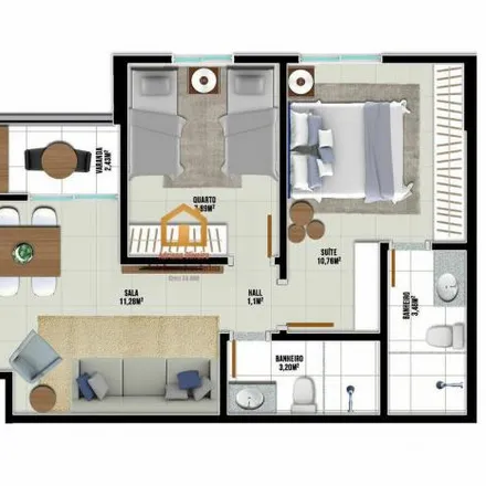 Buy this 2 bed apartment on Rua do Babaçu in Celina Parque, Goiânia - GO
