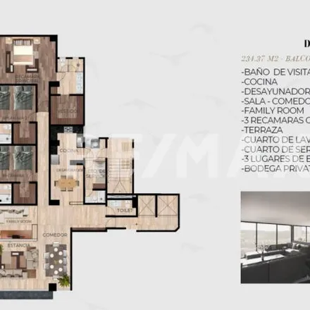 Buy this 3 bed apartment on Hacienda del Ciervo in 52764 Interlomas, MEX