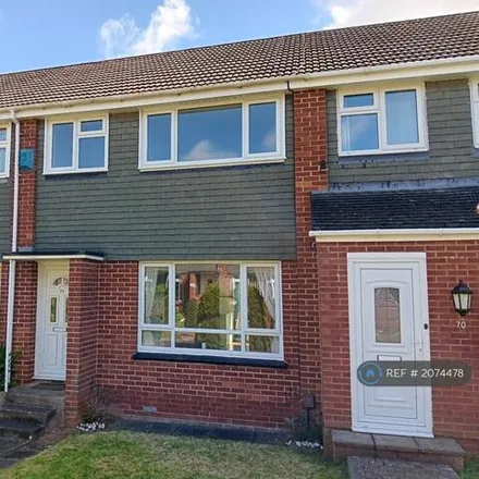 Rent this 3 bed townhouse on 72 Addison Close in Exeter, EX4 1SN