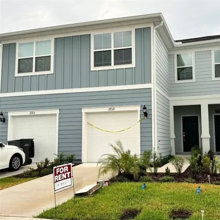 Rent this 3 bed townhouse on Fetching Trail in Polk County, FL 33897
