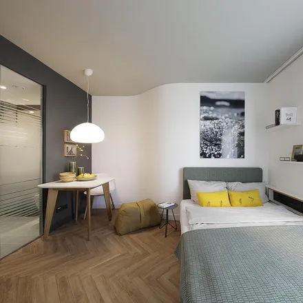 Rent this studio apartment on SMARTments business in Walter-Gropius-Straße 11, 80807 Munich