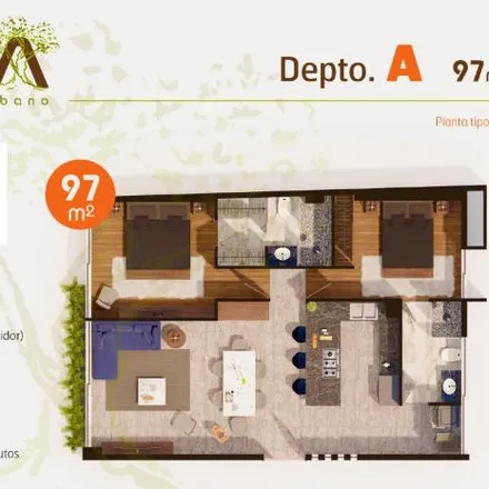 Buy this 2 bed apartment on Calle Valparaíso 2444 in Jardines de Providencia, 45170 Guadalajara