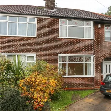 Rent this 3 bed duplex on Warwick Close in Stockport, SK4 4NQ