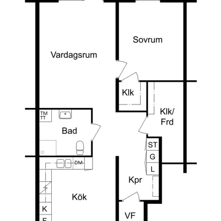 Rent this 2 bed apartment on Fäbodgatan in 931 54 Skellefteå, Sweden