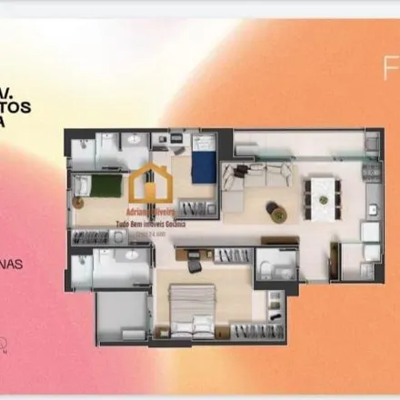 Buy this 3 bed apartment on Rua Barão de Mauá in Esplanada do Anincuns, Goiânia - GO